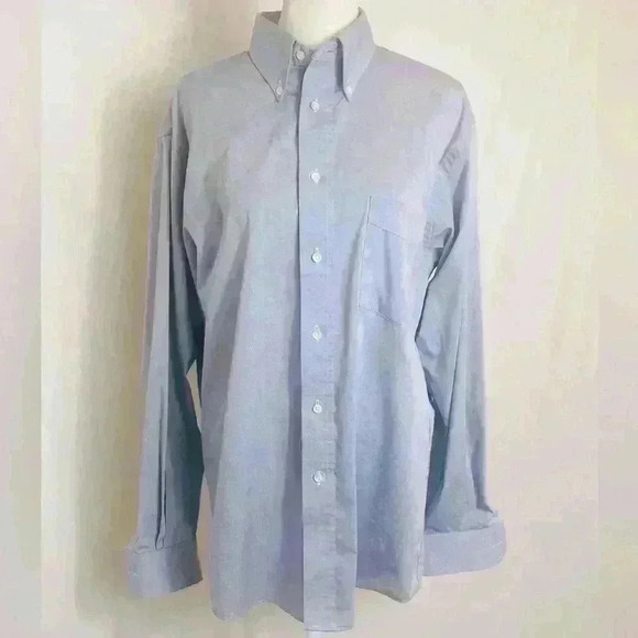 The Arrow Company Wrinkle Free Oxford Dress Shirt - Picture 3 of 9